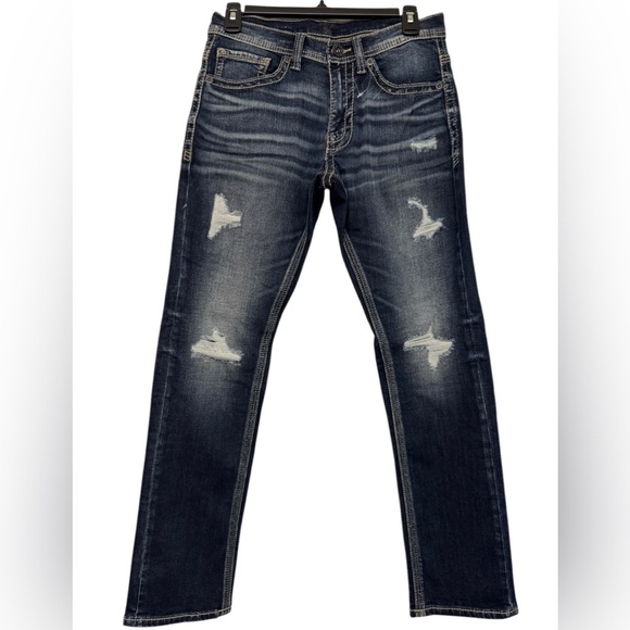 BKE distressed Stretch Slim Jeans size 29 - Picture 1 of 6